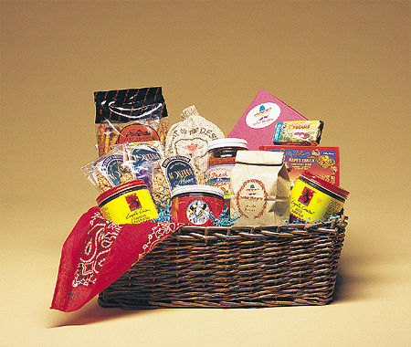Tastes of Santa Fe gift basket with Southwestern snacks